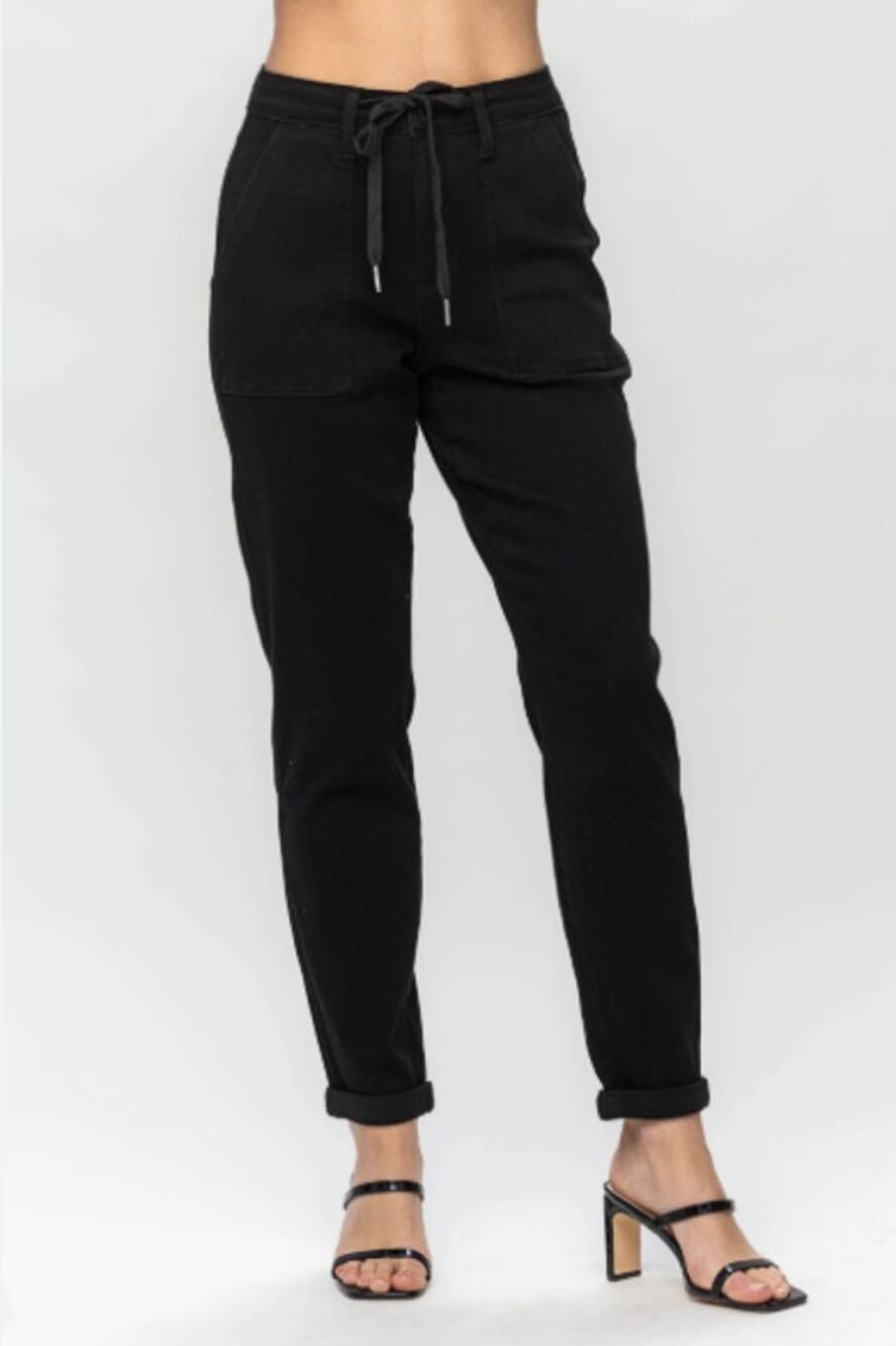 Judy Blue Jogger Black Jeans Size 14W